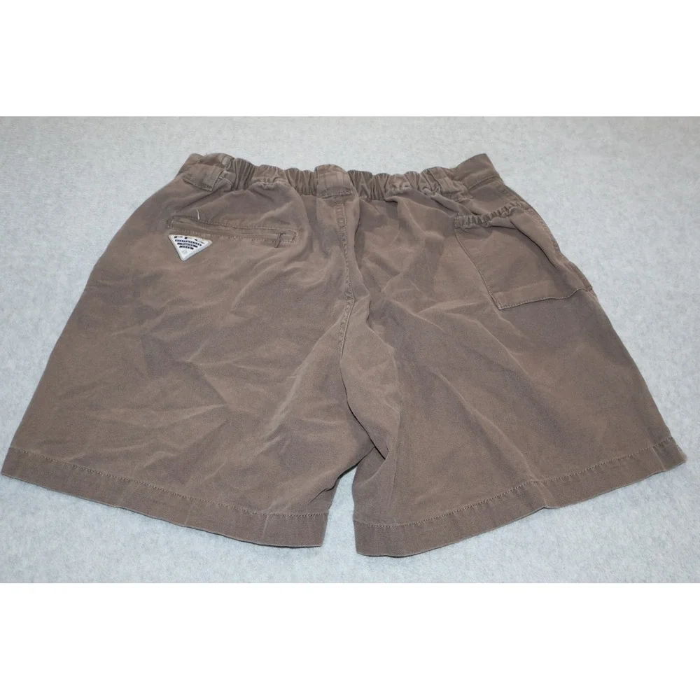 Columbia PFG Cargo Shorts Mens Medium Gray Performance Fishing Gear